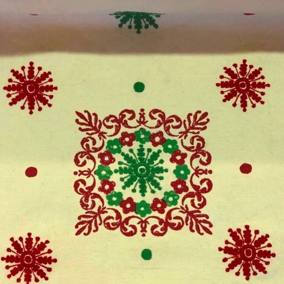 La Maison Pierre Frey Holiday Green & Red Fabric - Picture 1 of 8